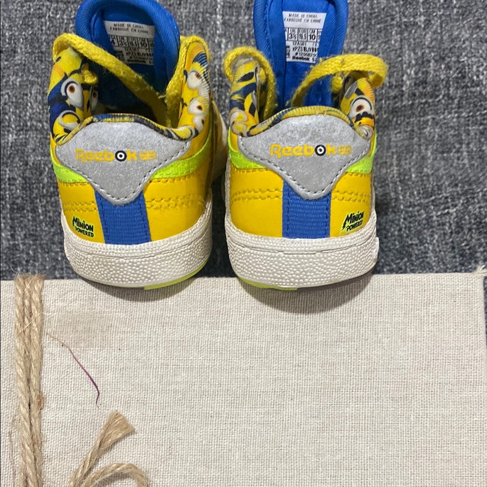 Reebok Kids minion Yellow Sneakers - Picture 3 of 6